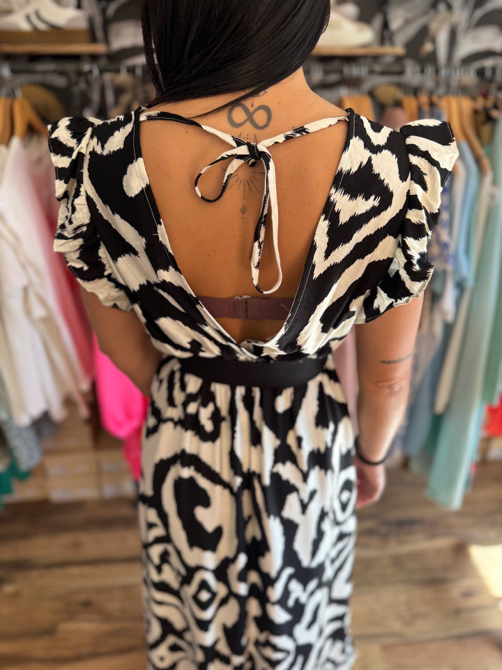 Robe longue Marc noir CURVY