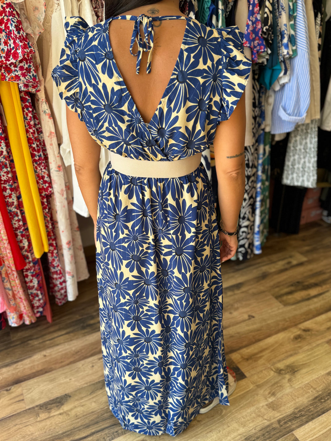 Robe longue Morin CURVY
