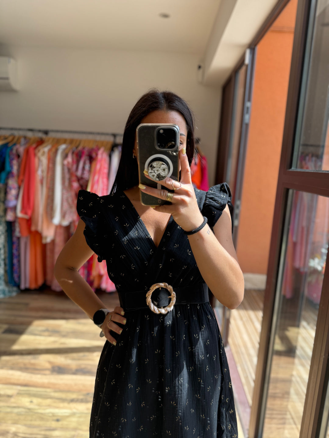 Robe Maya noir