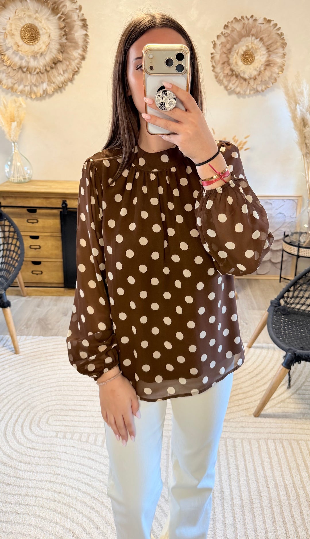Blouse Belly Choco