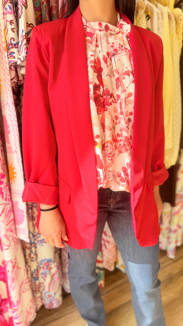 Blazer rouge