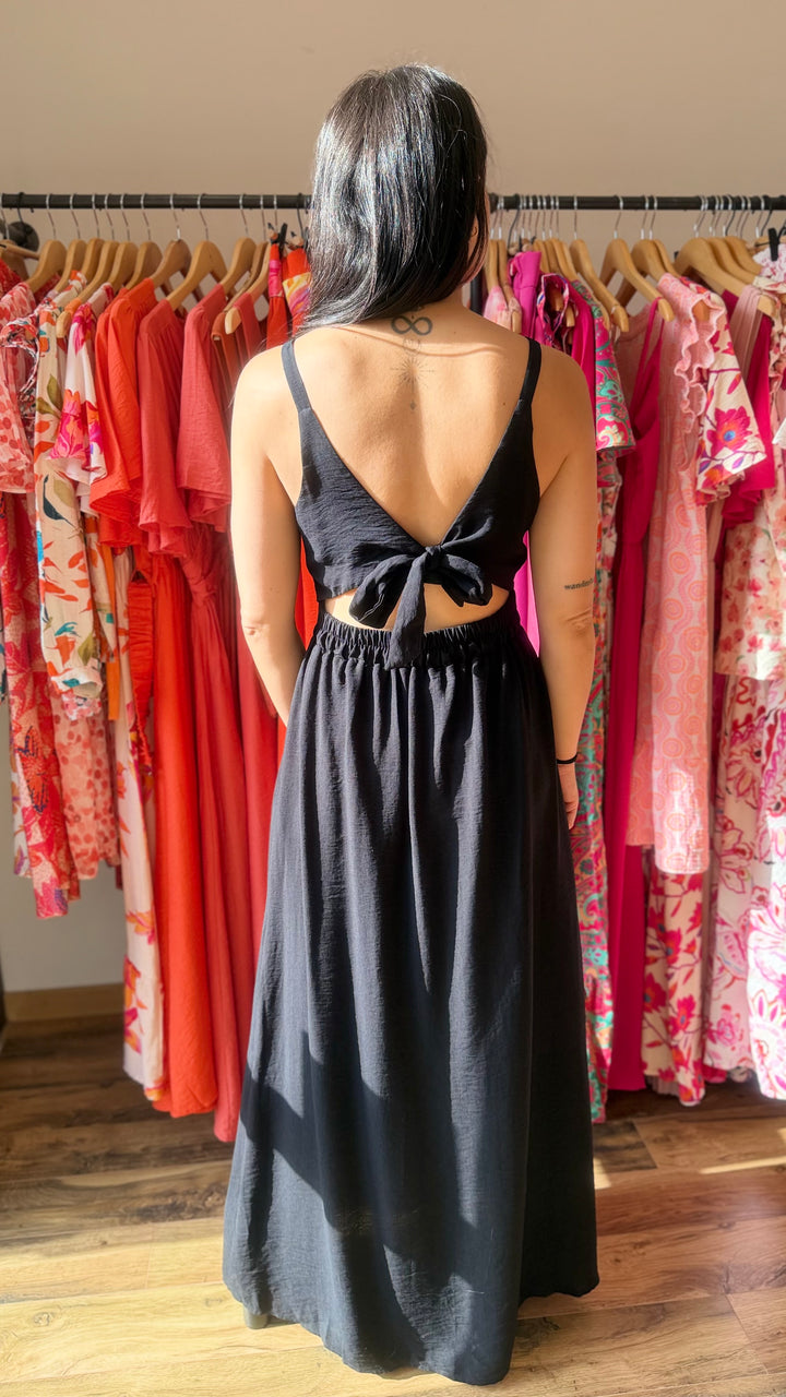 Robe longue Molly noir