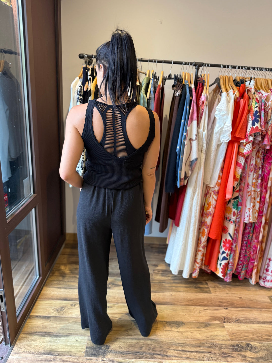Pantalon Eliam noir automne