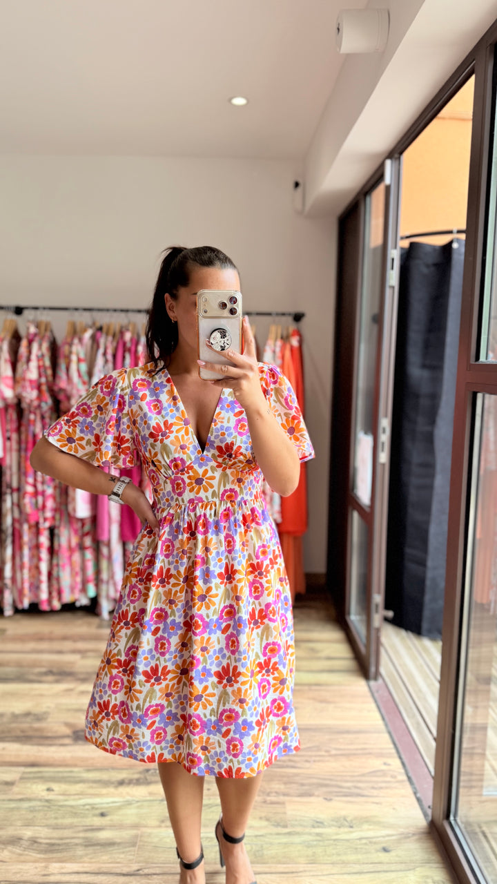 Robe courte Sely CURVY