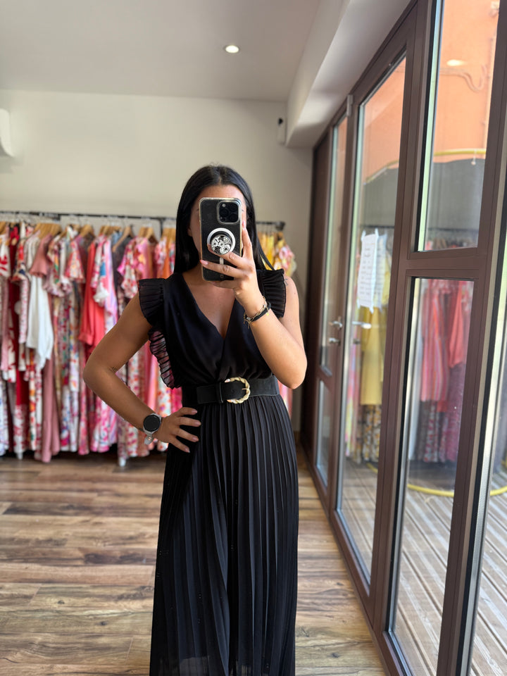 Robe longue Berenice noir