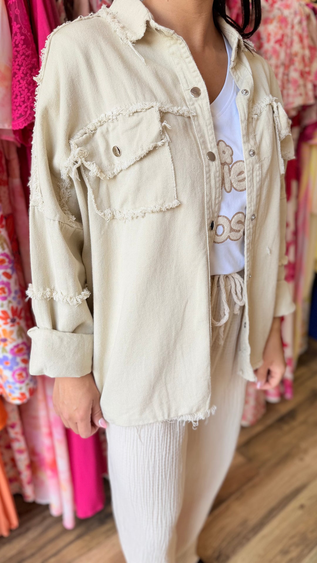 Teeshirt la vie en rose beige