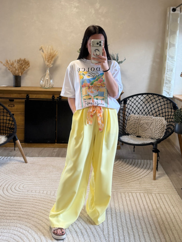 Pantalon Hella jaune