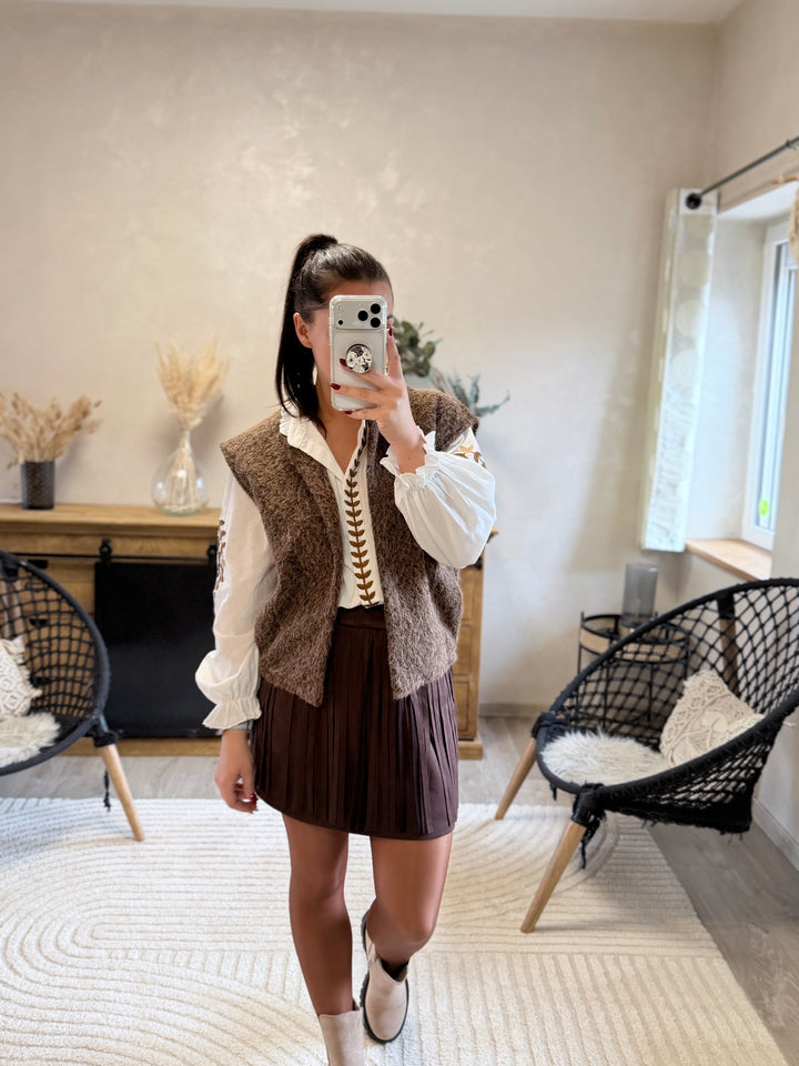 Gilet Sebby choco