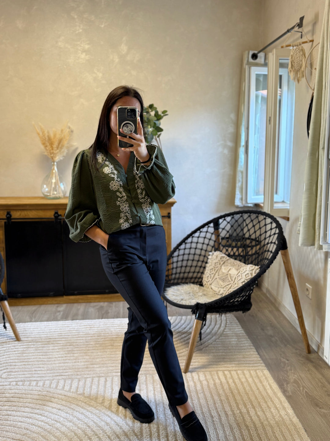 Chemise Marion kaki