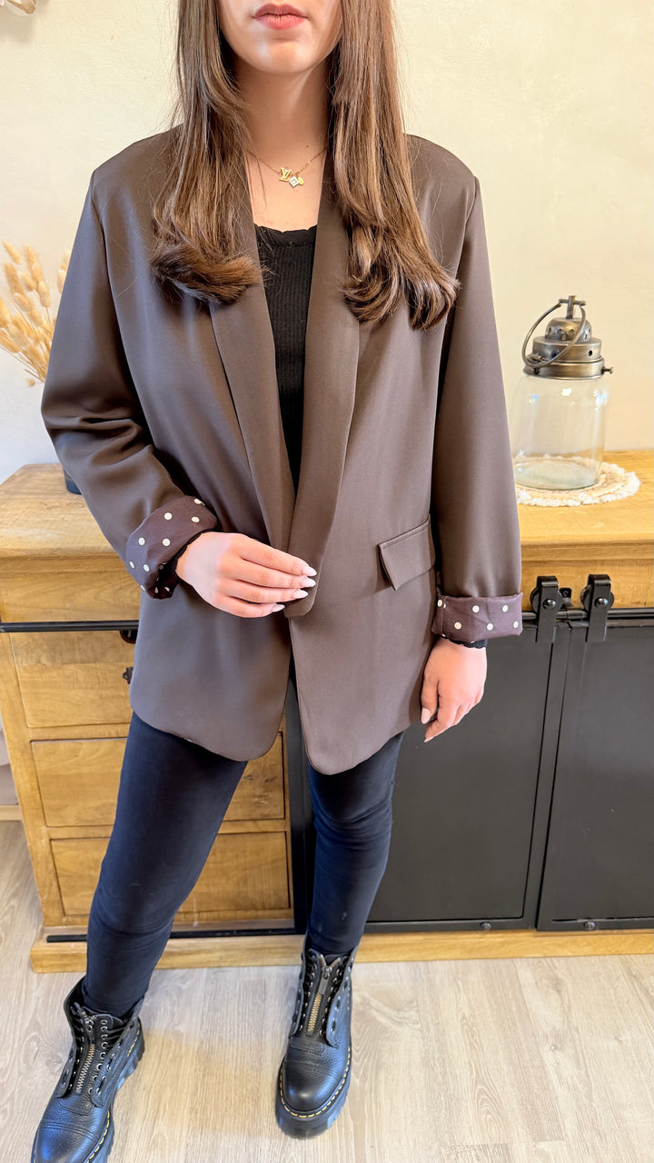 Blazer Imen chocolat