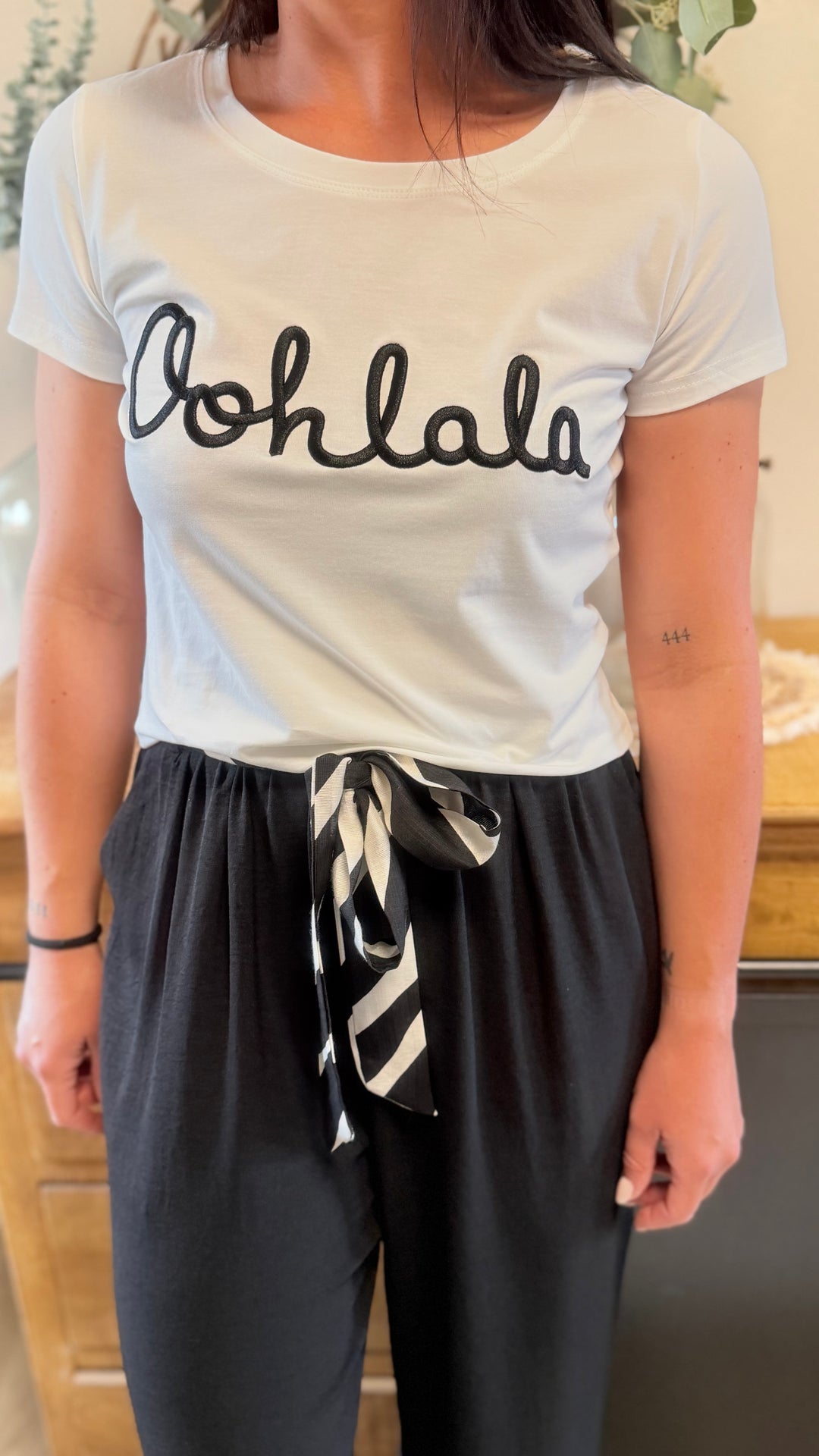 Teeshirt ohlala noir
