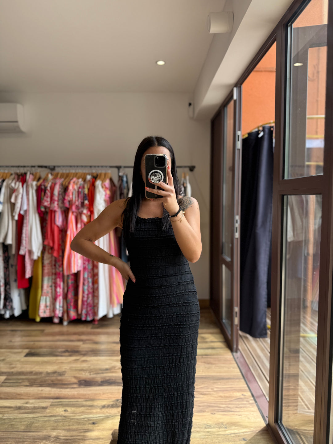 Robe noir Selma