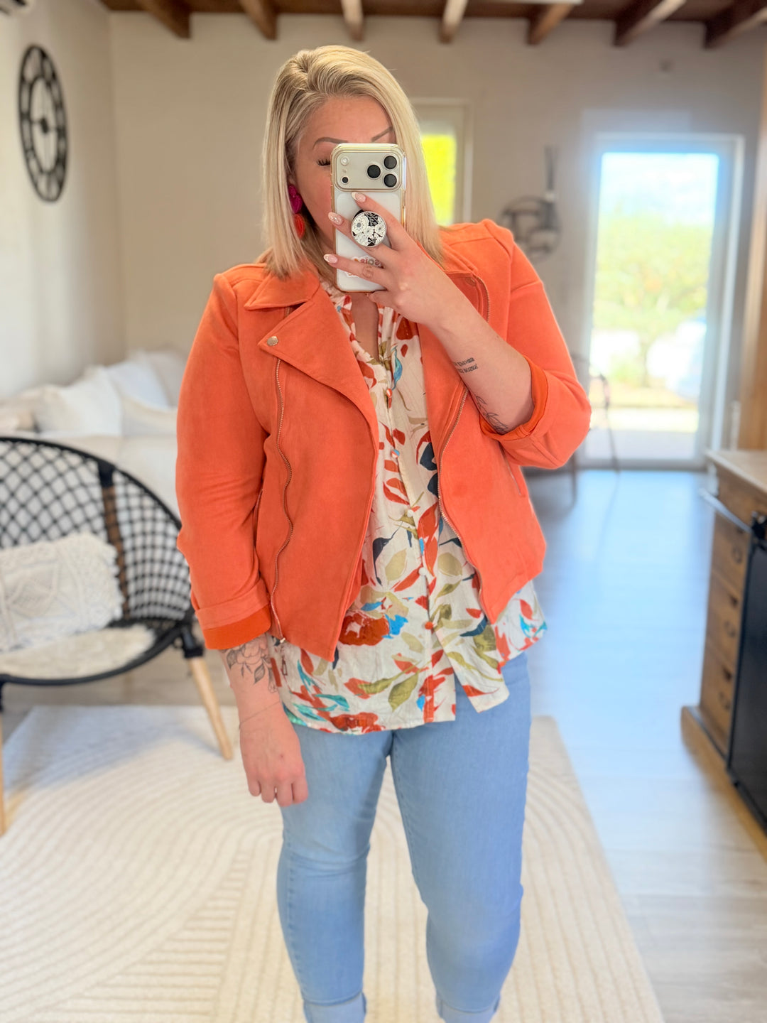 Veste suédine CURVY