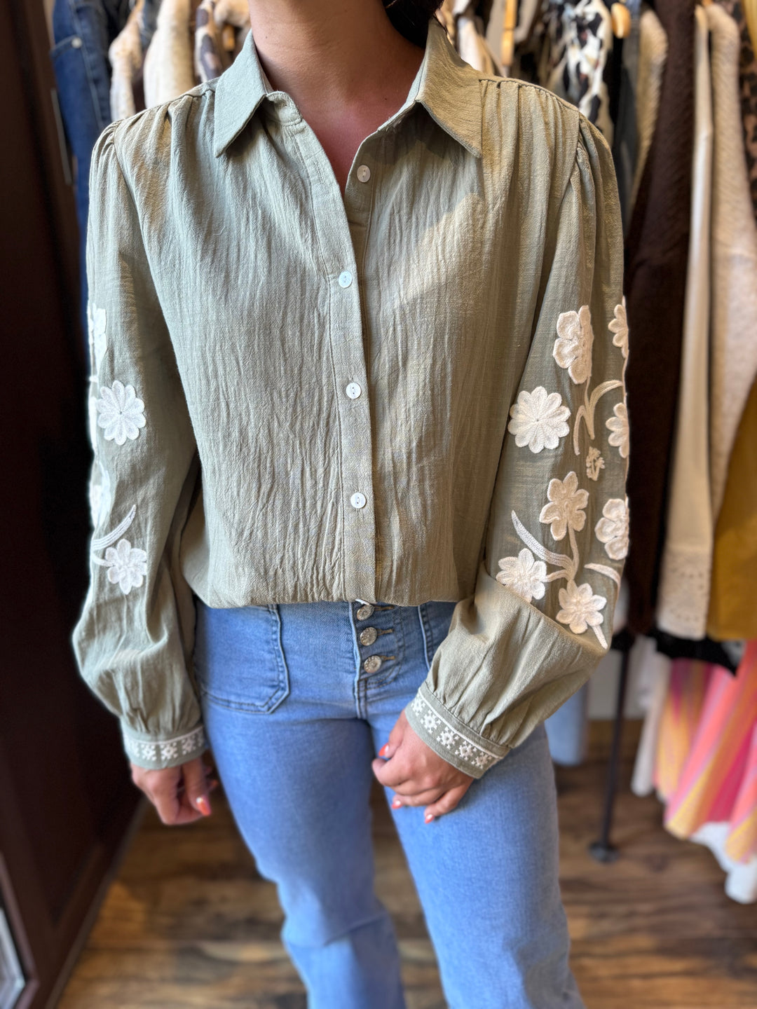 Chemise Louméa kaki