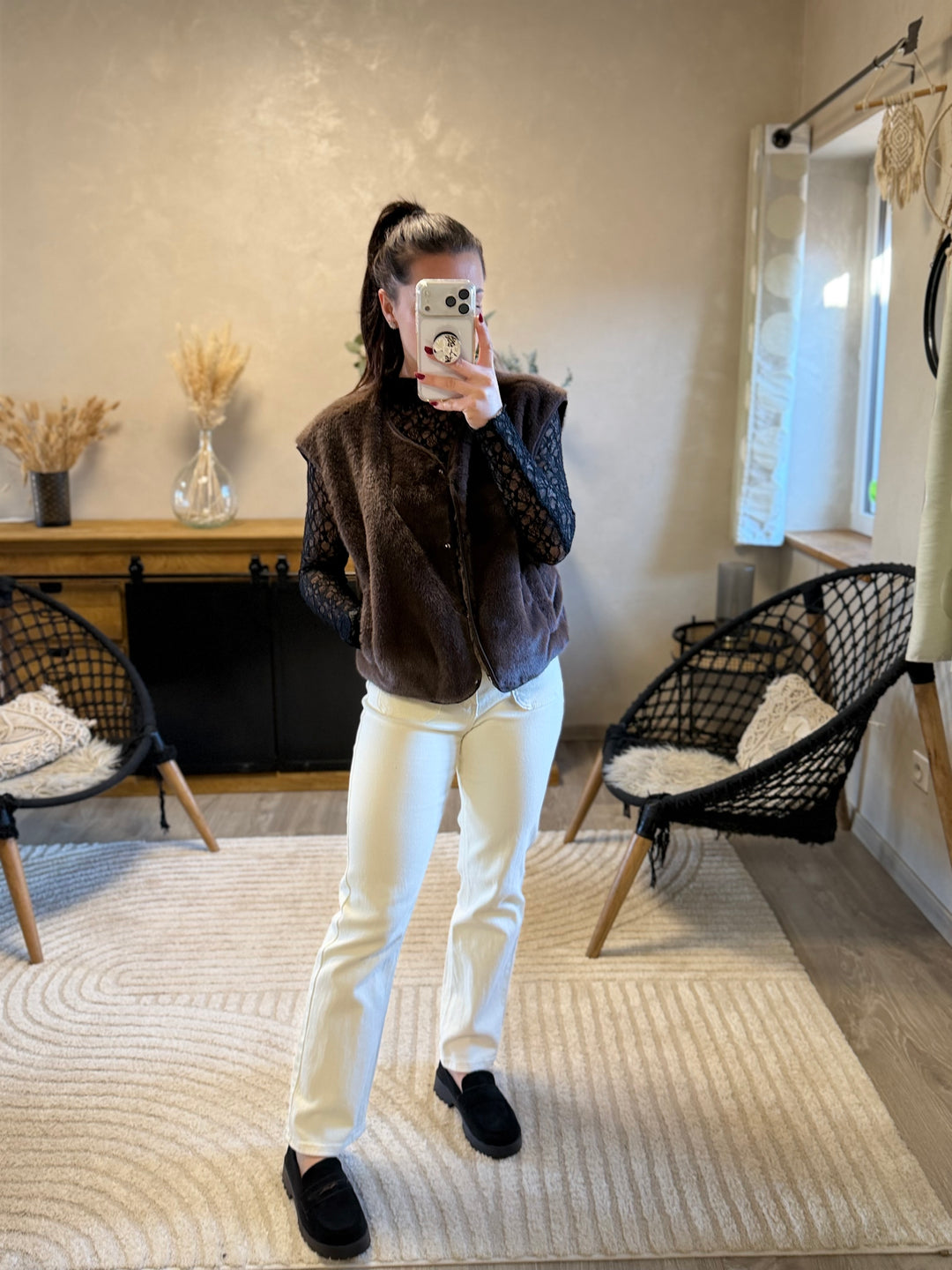 Gilet Soleda Chocolat