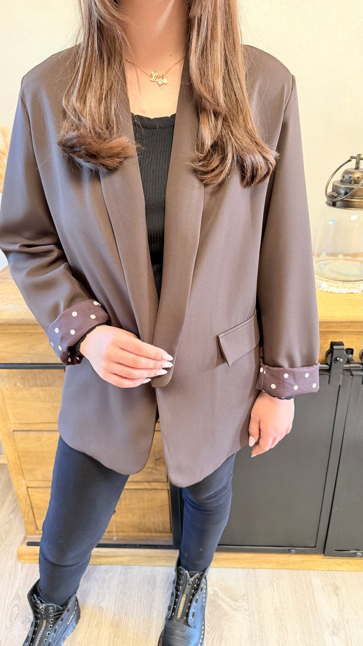 Blazer Imen chocolat