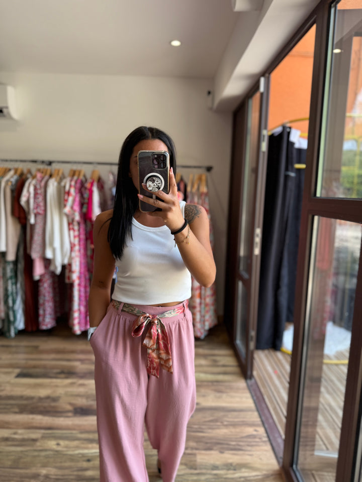 Pantalon Wilma rose CURVY