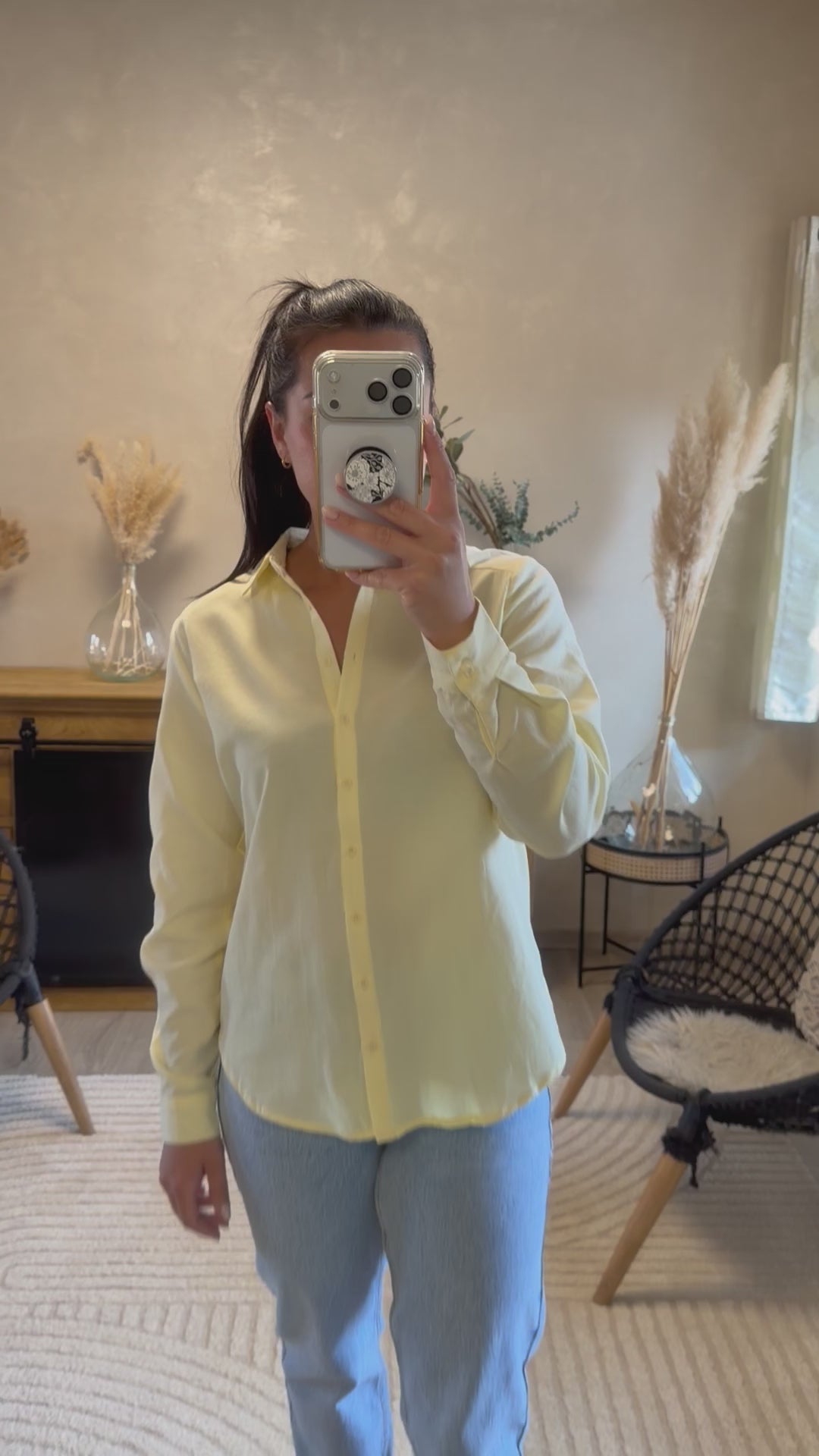 Chemise Ondine Jaune