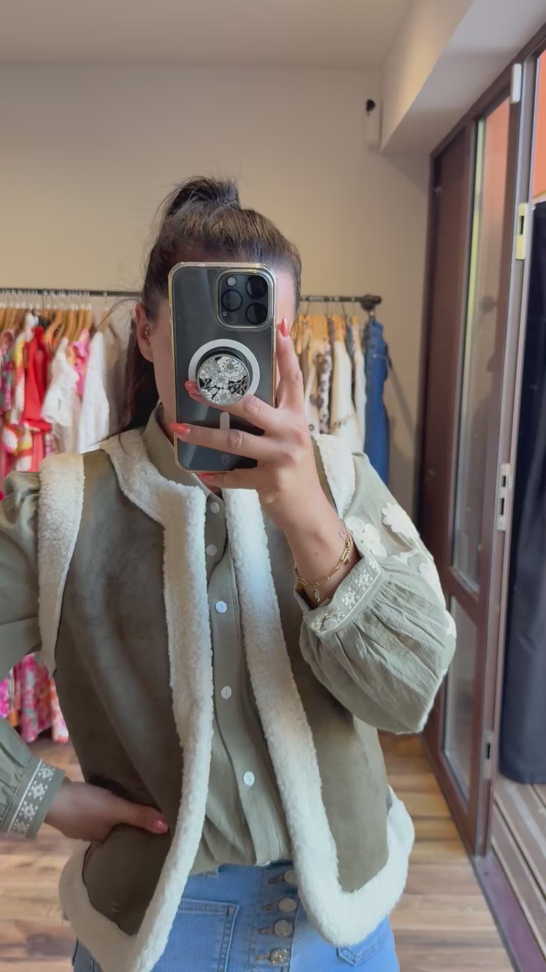 Chemise Louméa kaki