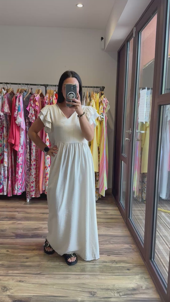 Robe Edmée beige
